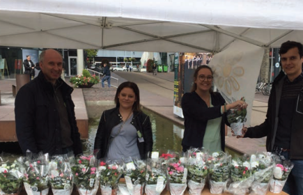 Plantjesverkoop voor 'Kom op tegen kanker' op verschillende locaties in Genk van 15 tot en met 17 september